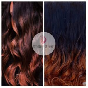 Black and caramel